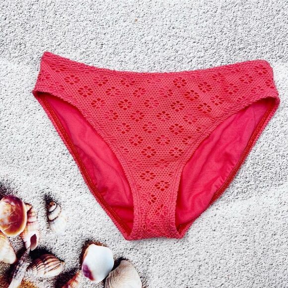 La Blanca Coral Crochet Bikini Bottoms – Size 6 (NWOT) - Picture 2 of 6